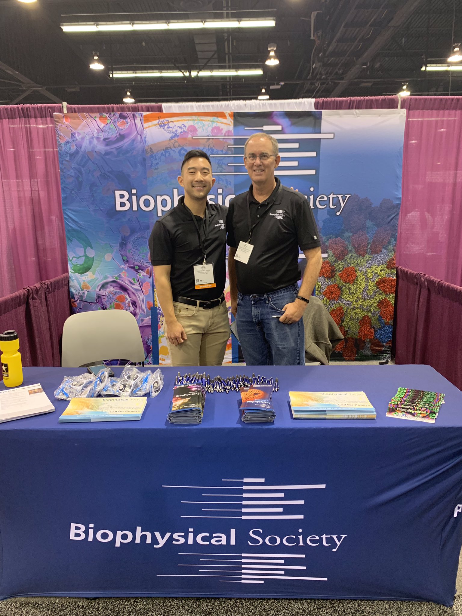 Joon Kwak (Left) and Daryl Eggers (Right), excited to interact with conference attendees!