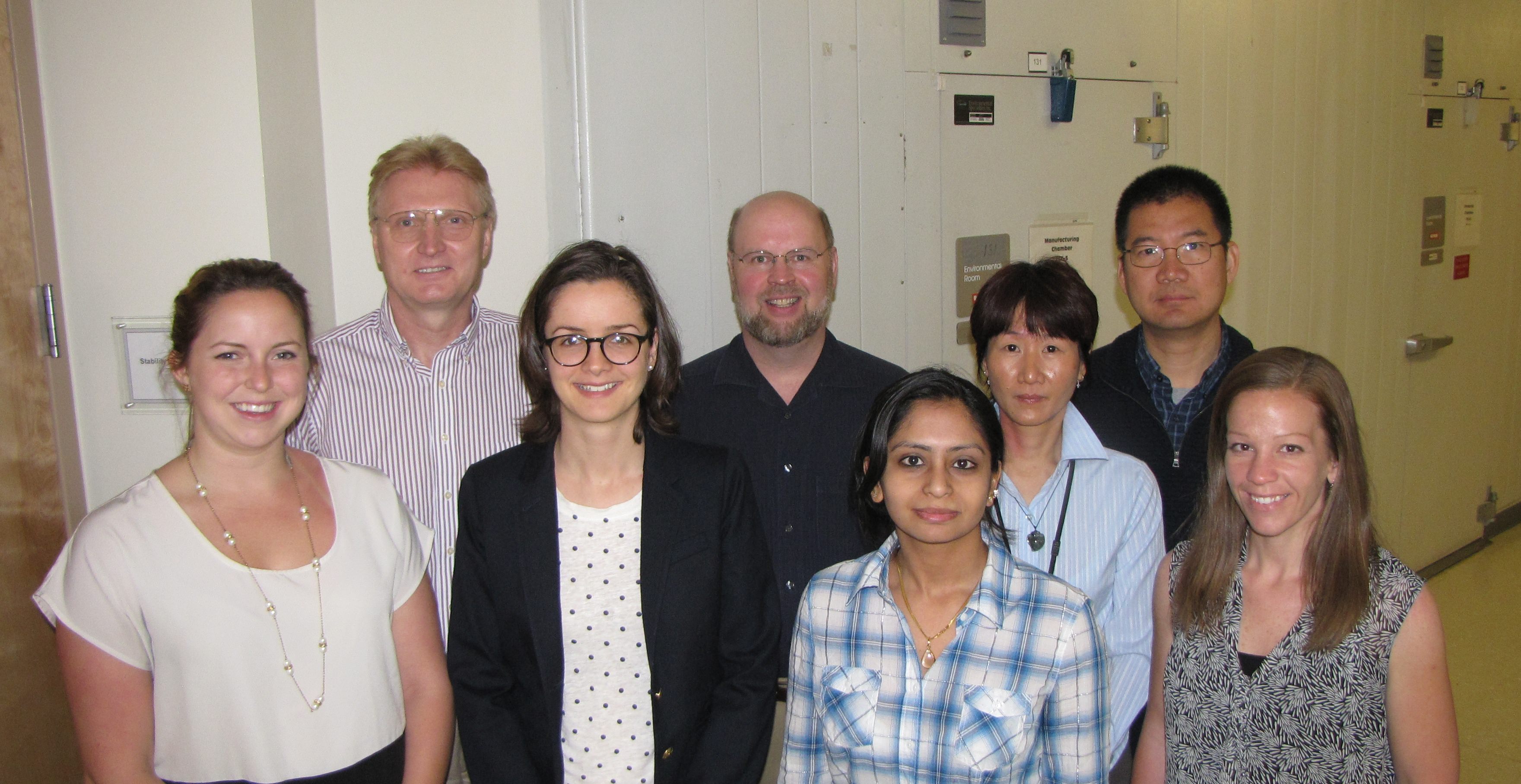 Perkins with some of his research colleagues.