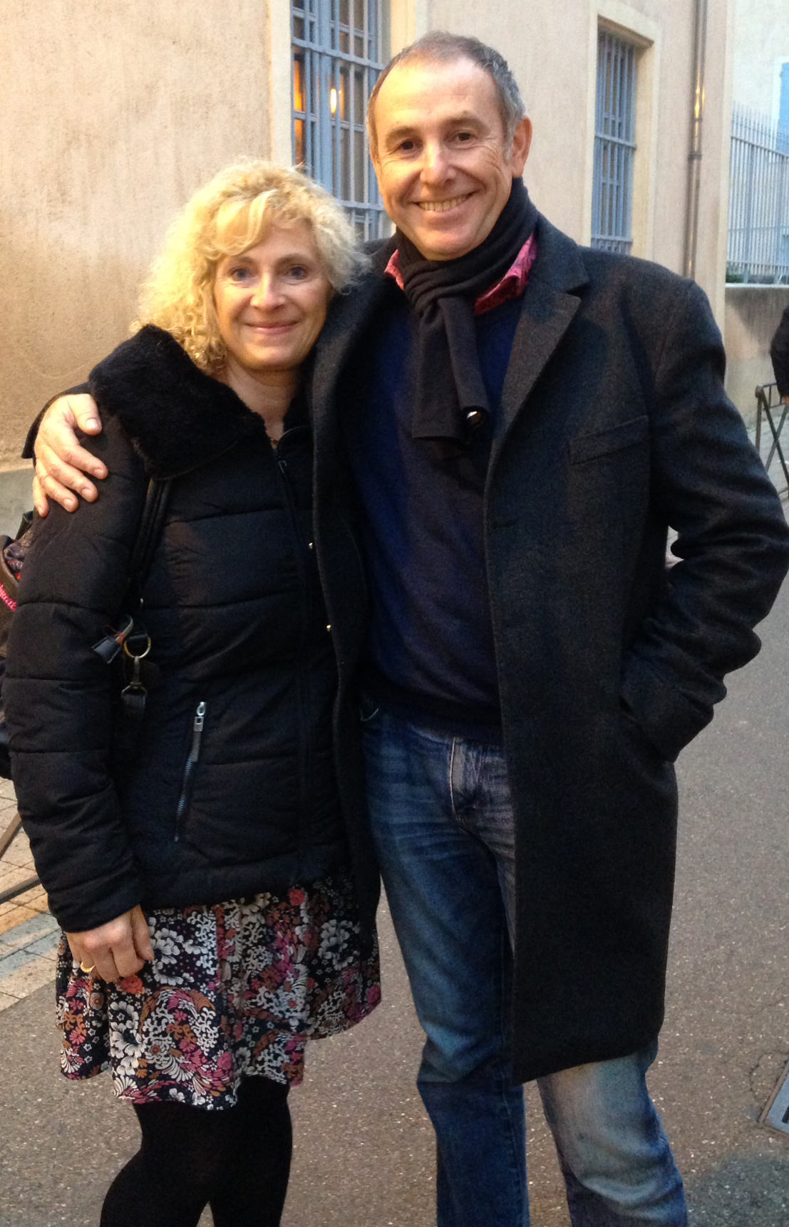 Longhi with her partner Frédéric Carrière, EIPL lab director at CNRS.