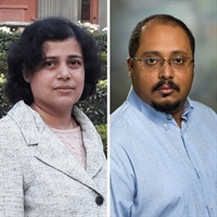 Swati and Akash Bhattacharya